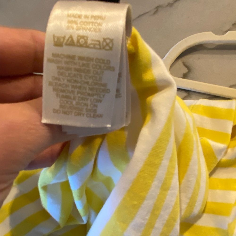 Kate Spade Devon Yellow Boatneck Stripe Top - Picture 7 of 7